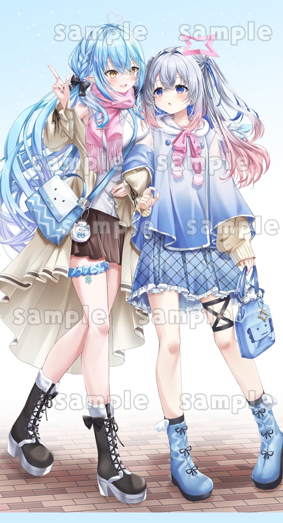 C107 私服ゴリレバほぼ等身大タペストリー【非公式グッズ】