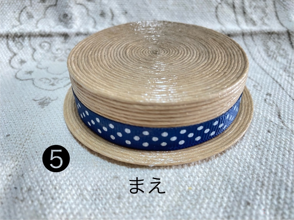 カンカン帽 大サイズ クラフトバンド
