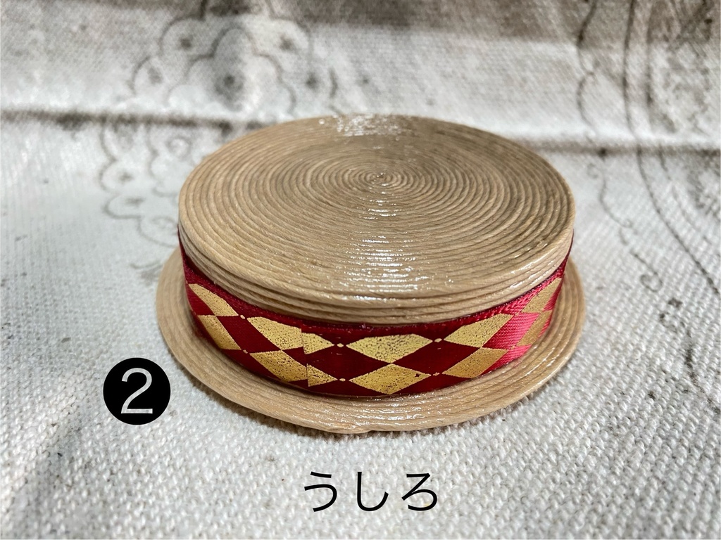 カンカン帽 大サイズ クラフトバンド