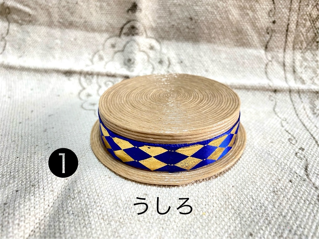 カンカン帽 大サイズ クラフトバンド