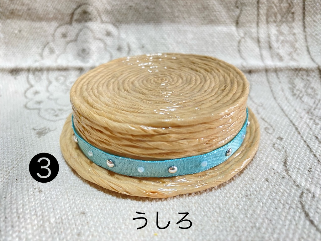 カンカン帽 大サイズ 紙ひも