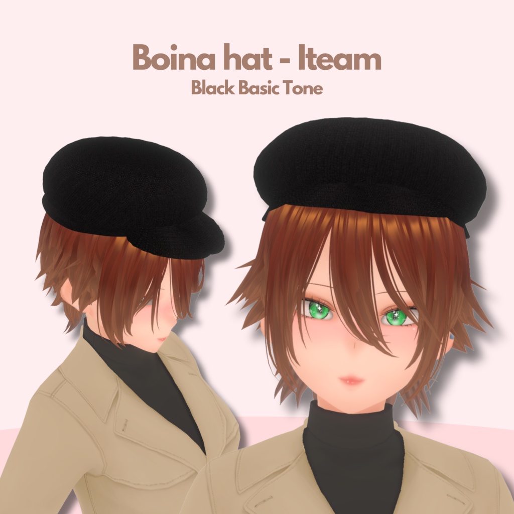 Boina Hat - Vroid Iteam - malvavt - BOOTH