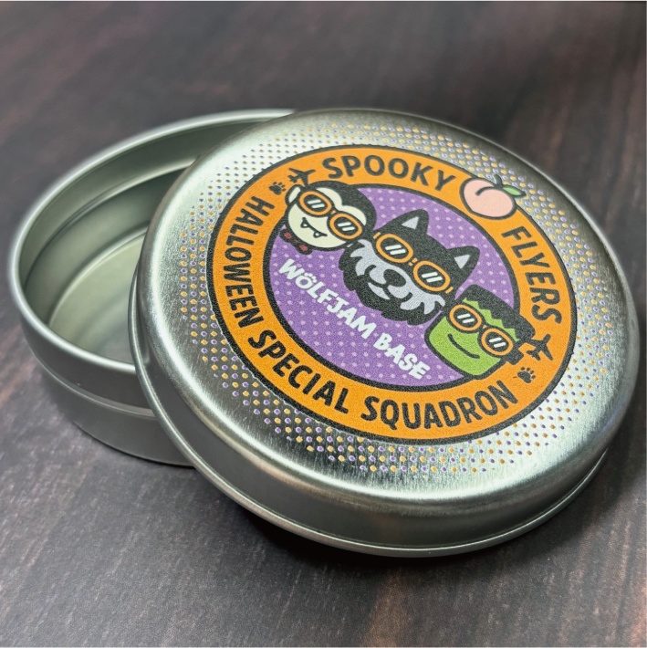 【WOLFJAM BASE】ハロウィン特別編成飛行隊巾着&ブリキ缶セット