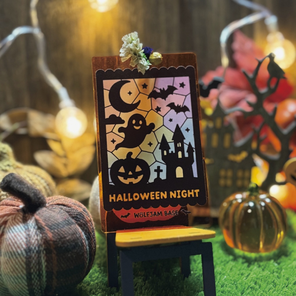 【WOLFJAM BASE】ハロウィンアクリルキーホルダー