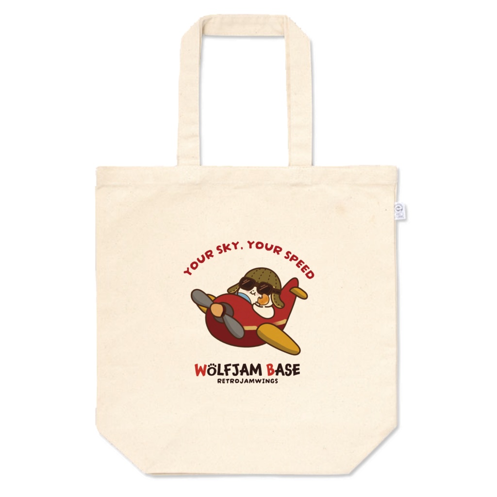 【RETROJAMWINGS】トートバッグ（Mサイズ/カラー）