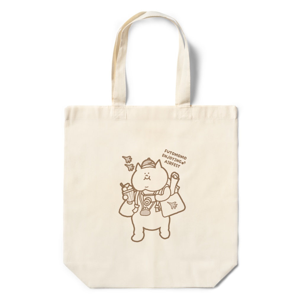 【エアフェスエンジョイ部】ふとももさんエコバッグ(シンプル)
