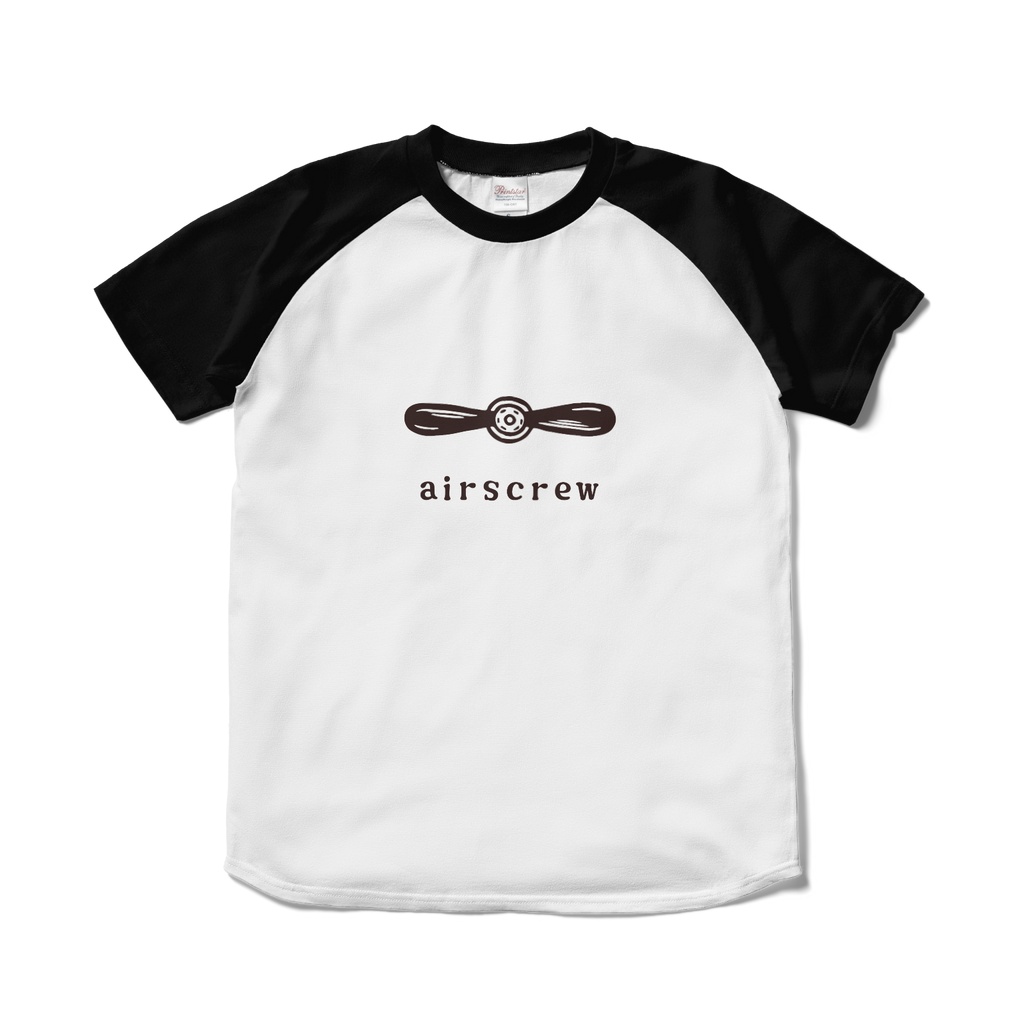 レトロプロペラ ラグランTシャツ