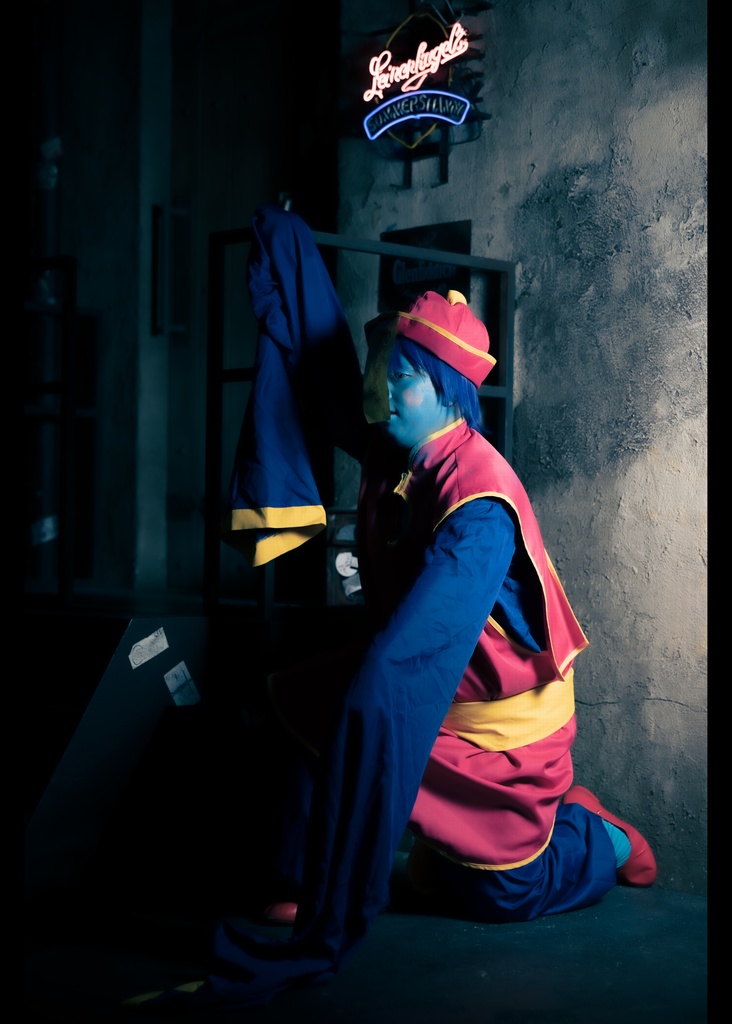 Neon Sign #Ishokuhada Cosplay Photo book