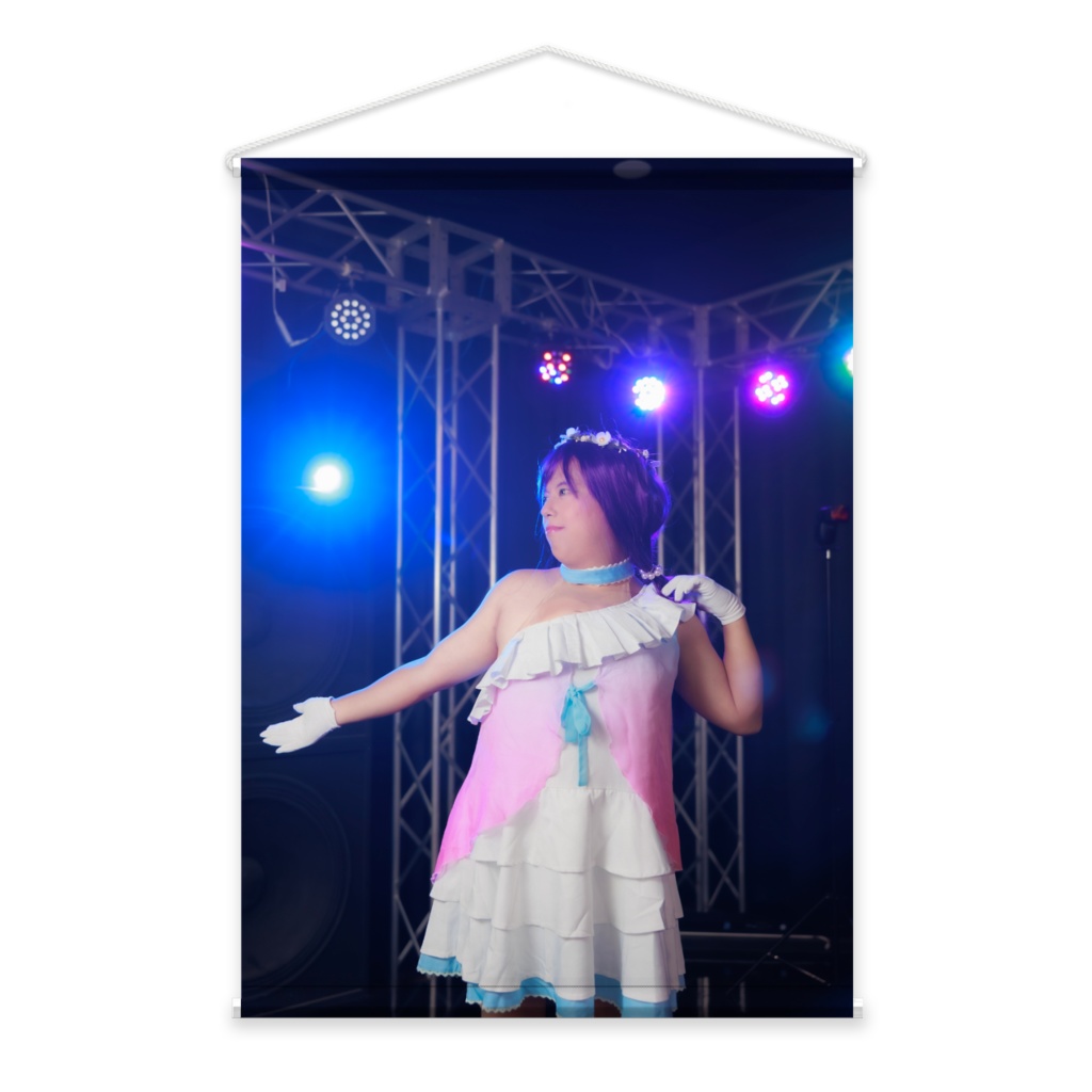 ロゴ抜きサークルタペストリ(希)