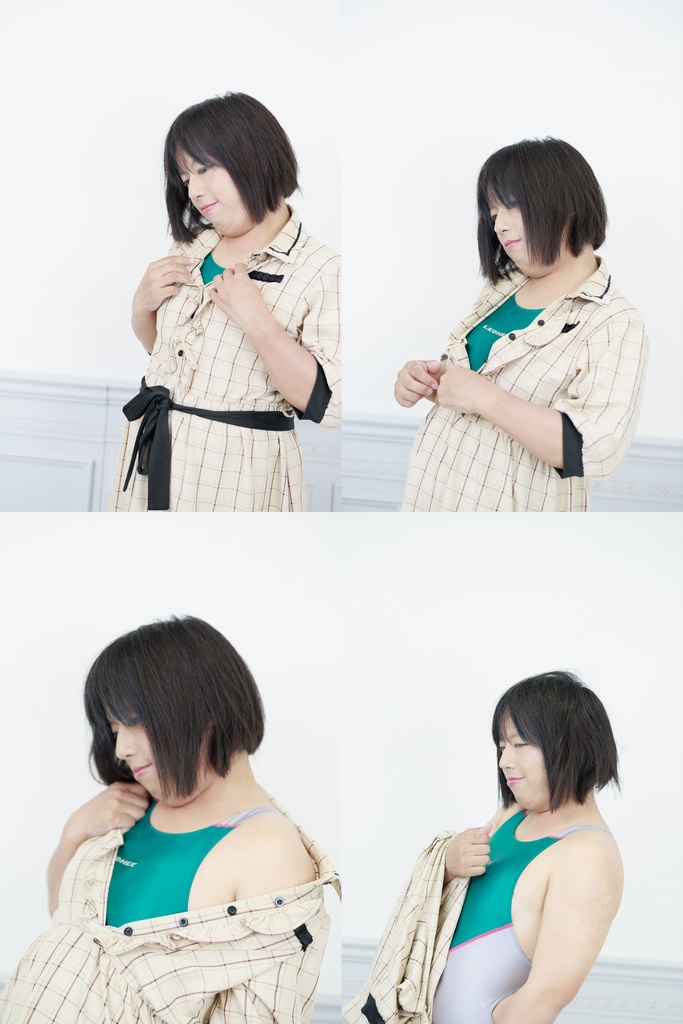 かれピが水着に着がえたら