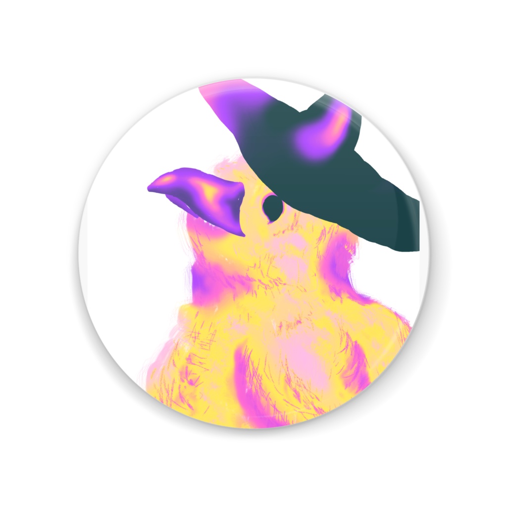 ひよこの缶ミラー