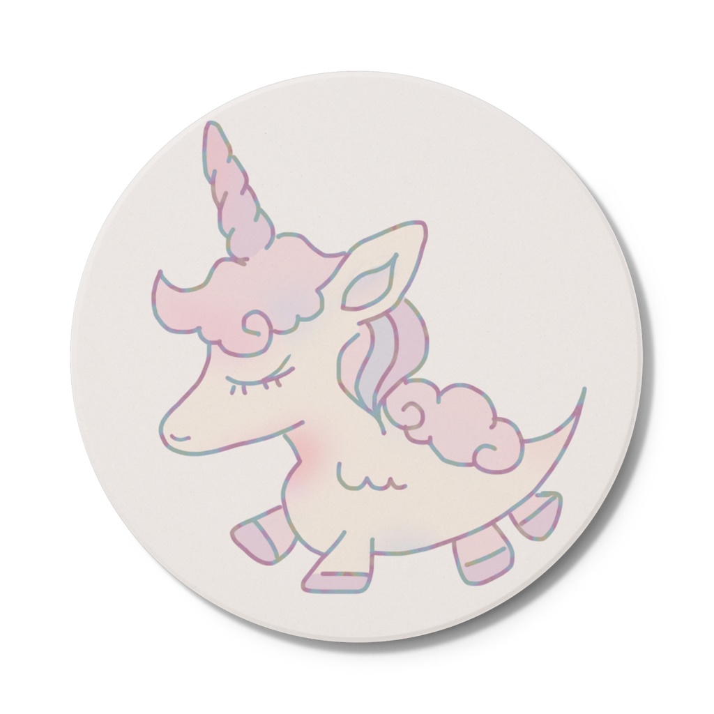 ゆめかわユニコーンのコースター