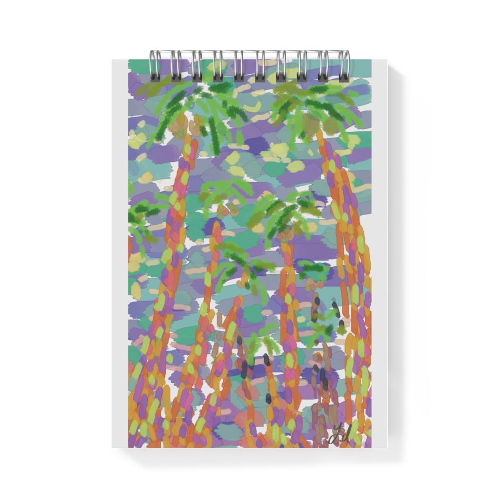 ヤシの木のメモ帳