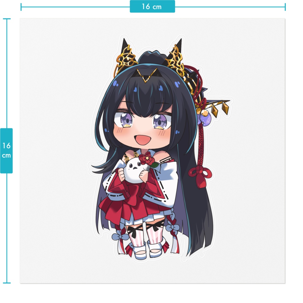 神羽沙紅 ステッカー2