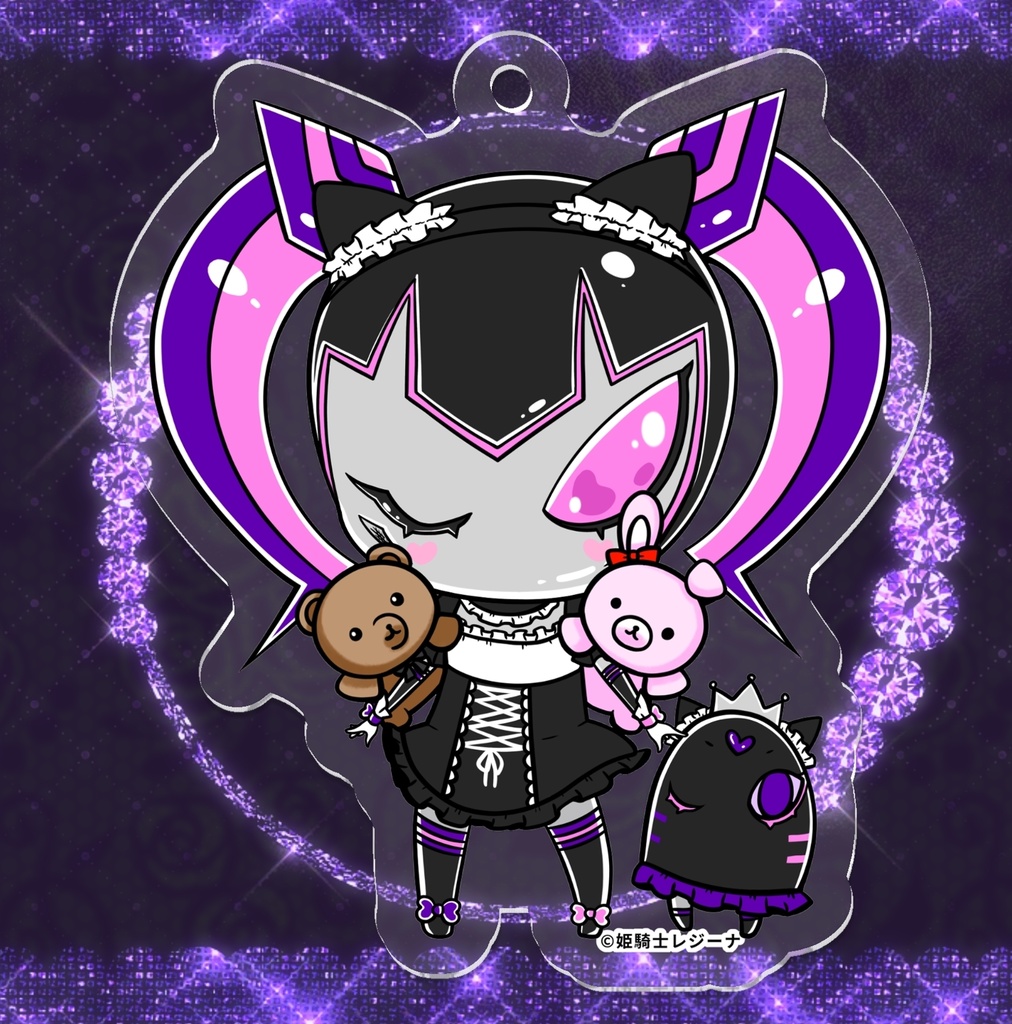 姫騎士レジーナ様のアクリルキーホルダー Ver.2