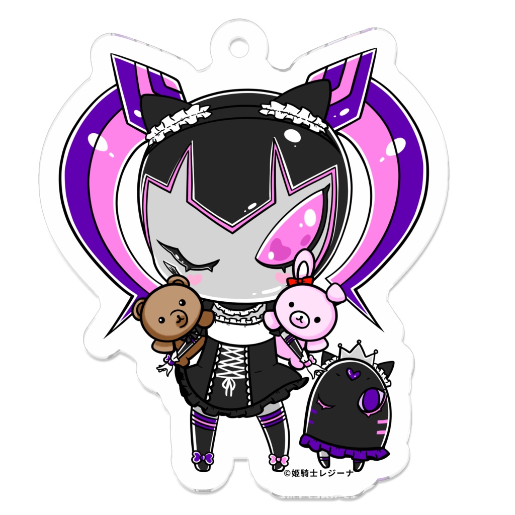 姫騎士レジーナ様のアクリルキーホルダー Ver.2