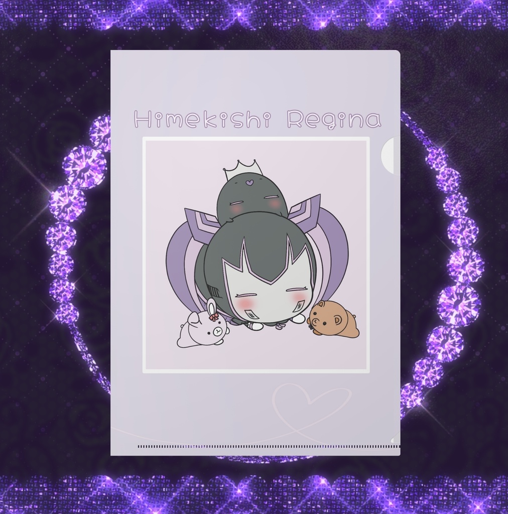 姫騎士レジーナ様のクリアファイル  A4サイズ