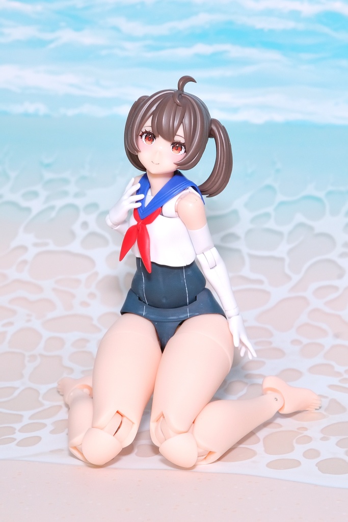 メガミデバイスBlock1.5L対応 旧スクール水着ボディ (太い下半身接続用)初版版