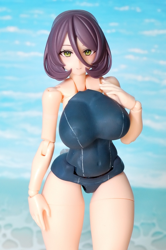 メガミデバイスBlock1.5L対応 旧スクール水着ボディ (太い下半身接続用)初版版