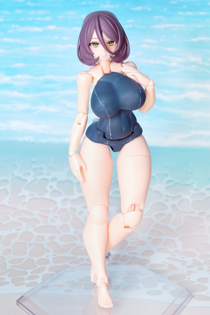 メガミデバイスBlock1.5L対応 旧スクール水着ボディ (太い下半身接続用)初版版