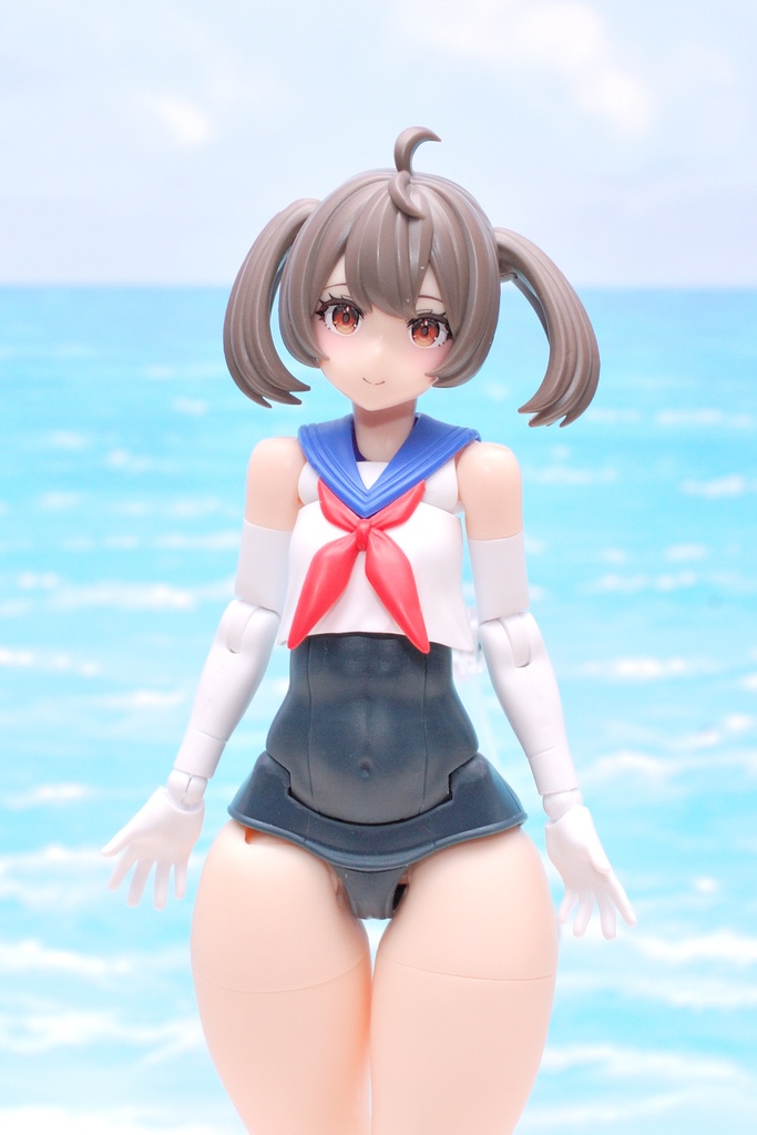 メガミデバイスBlock1.5L対応 旧スクール水着ボディVer.2 (太い下半身接続用)