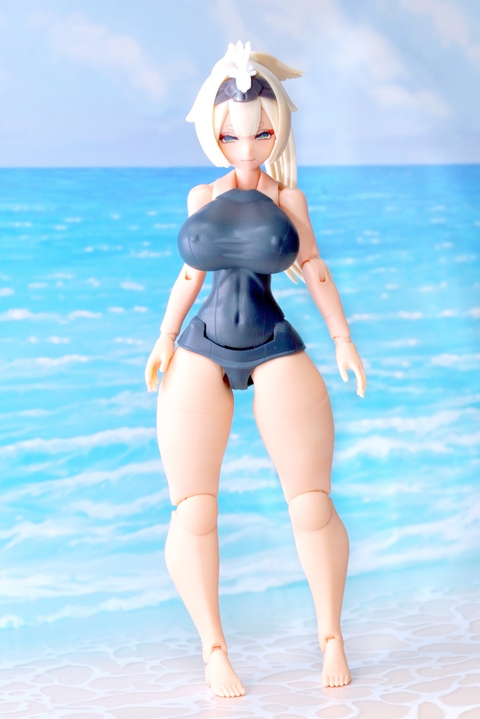 メガミデバイスBlock1.5対応 旧スクール水着ボディVer.2 (太い下半身接続用)