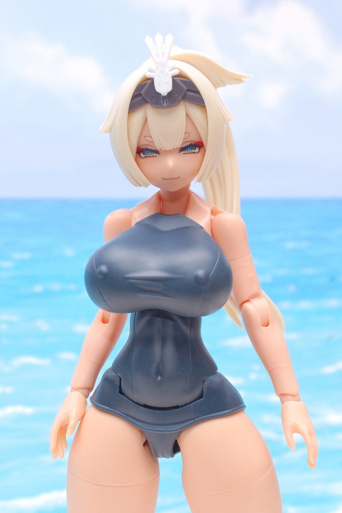 メガミデバイスBlock1.5対応 旧スクール水着ボディVer.2 (太い下半身接続用)