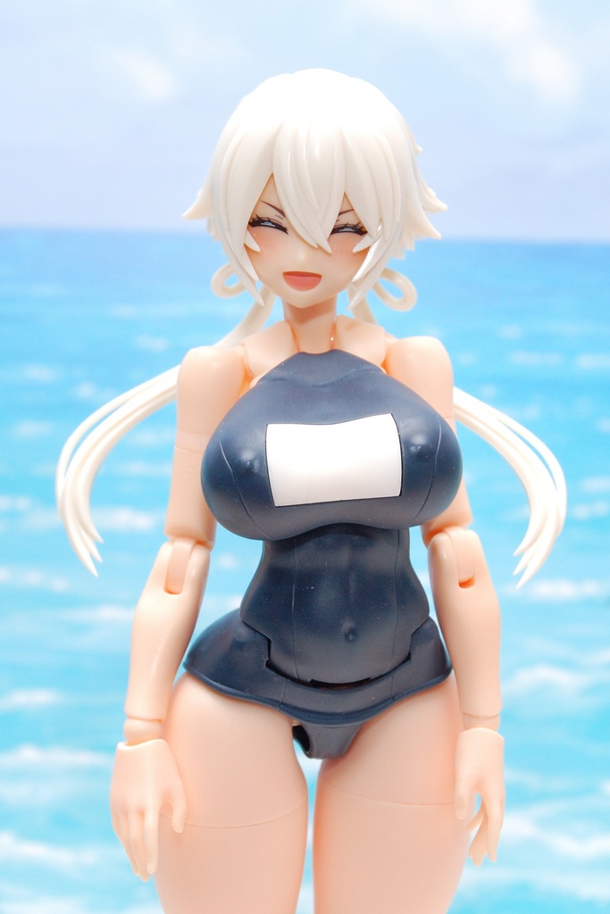 メガミデバイス 旧スクール水着ボディ用 名札付き巨乳パーツキット