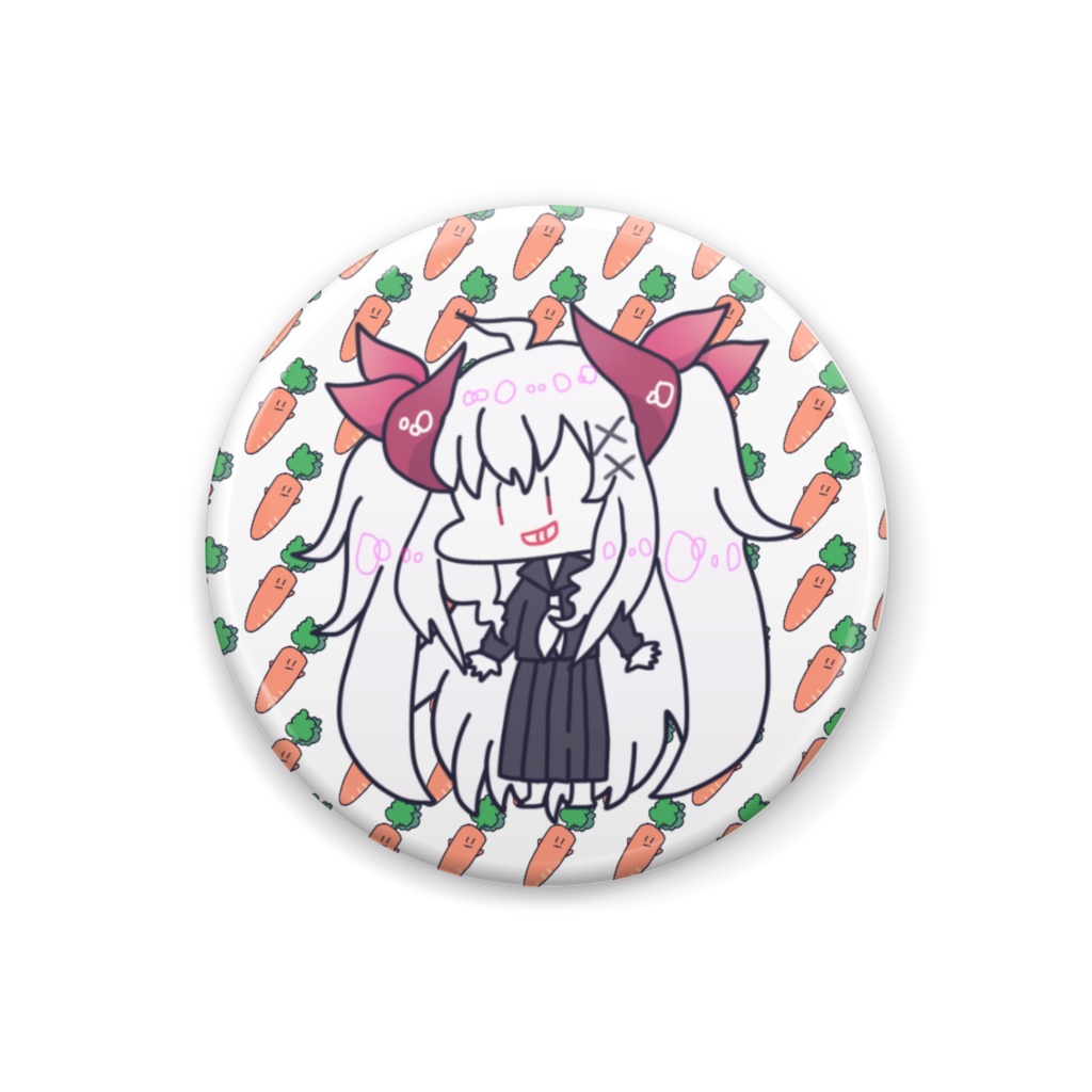 キャロ缶バッジ！にんじん