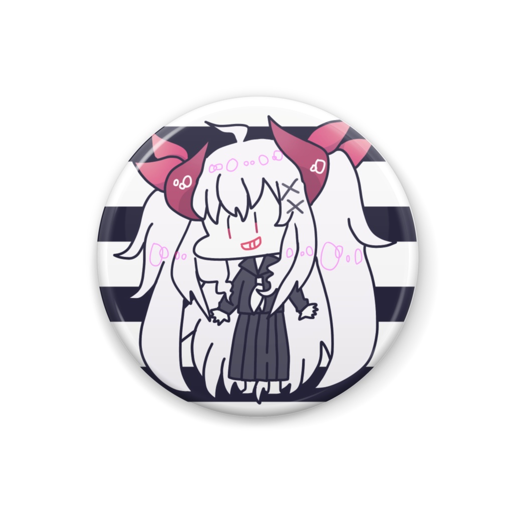 キャロリーヌ缶バッジ！白黒