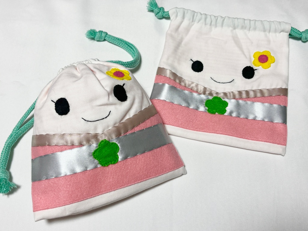 おにぎりちゃんず『しゃけちゃん』巾着