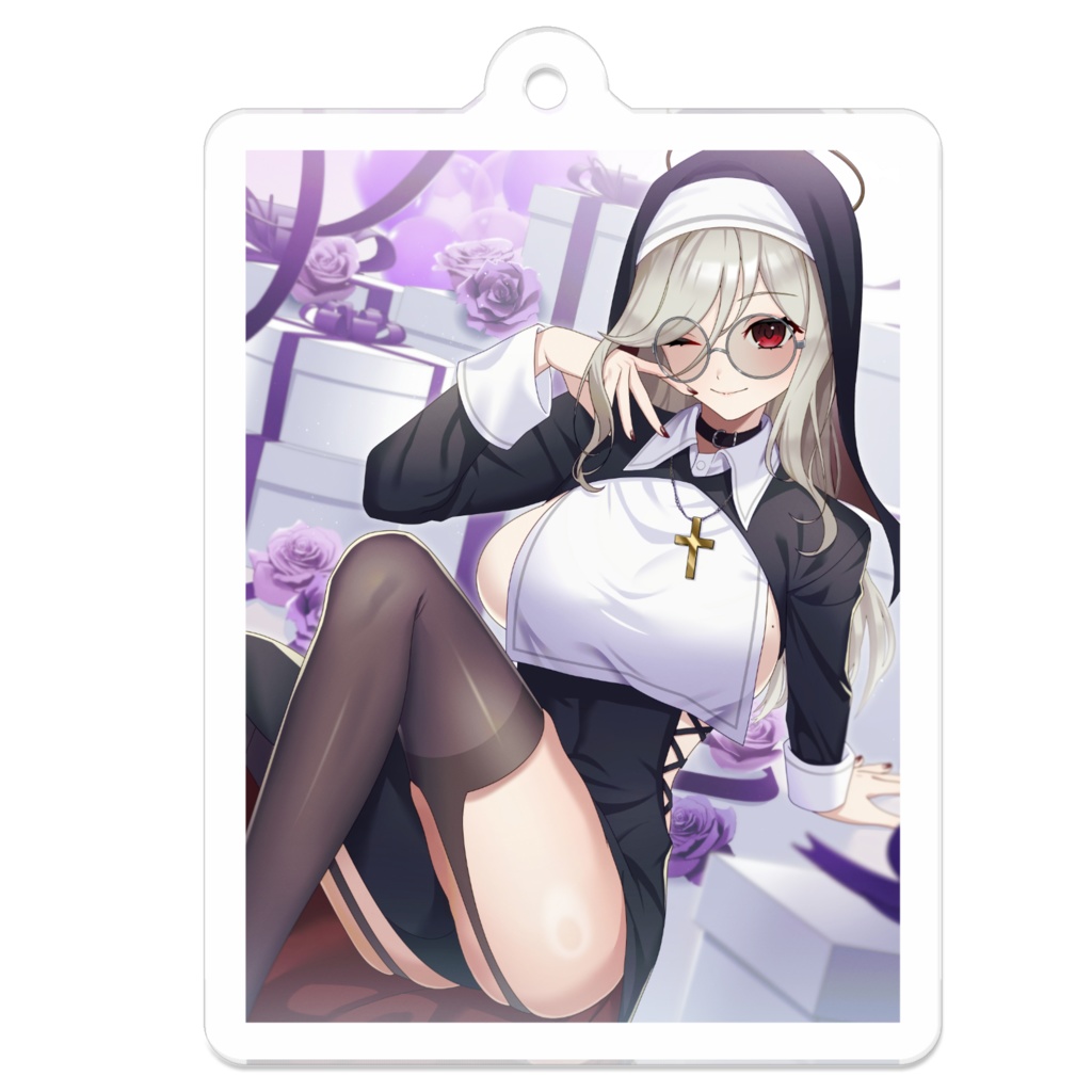 夜影苺花 1周年記念アクキー