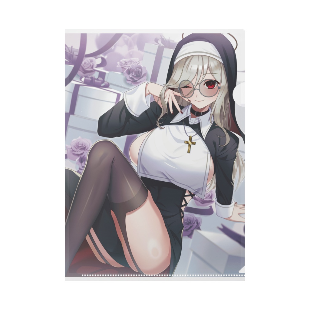 夜影苺花 1周年記念クリアファイル