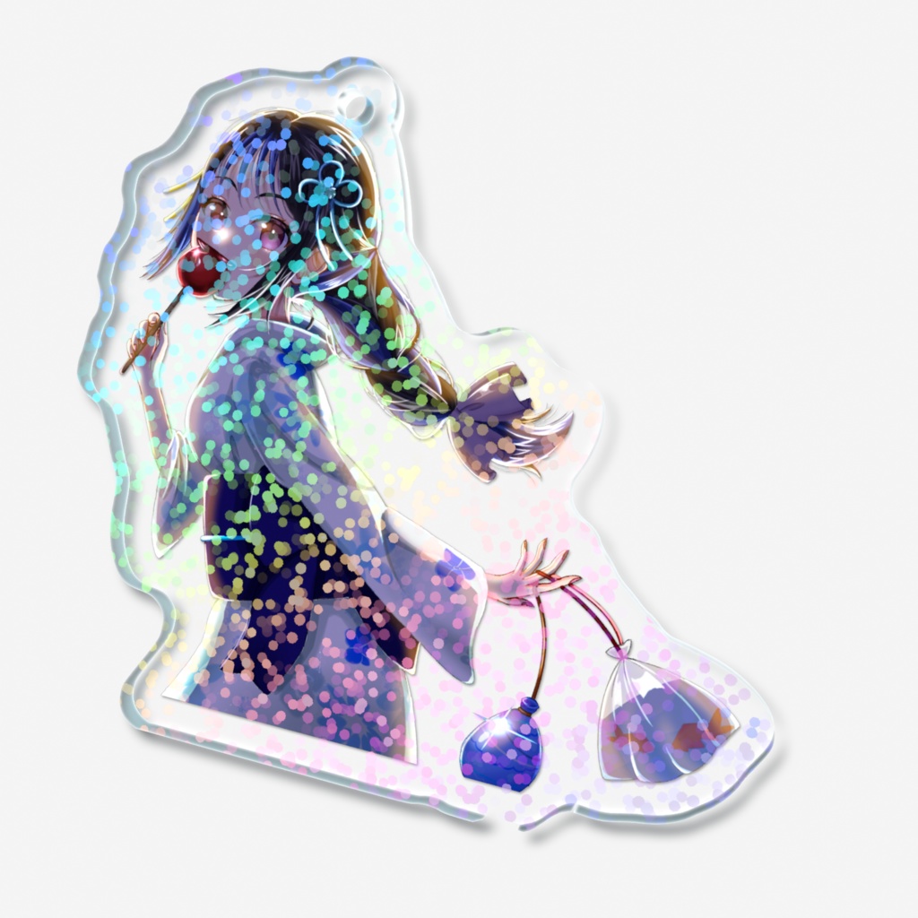 浴衣 アクリルキーホルダー