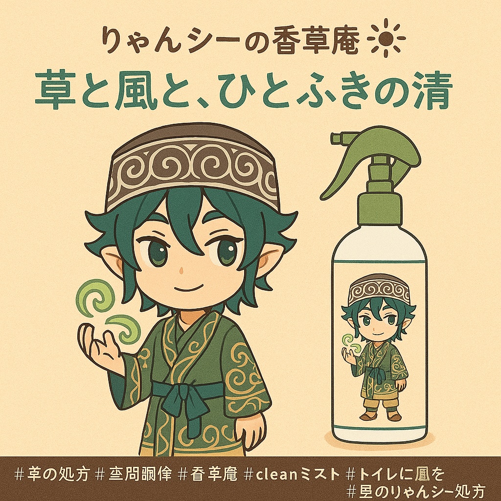 ルームフレッシュナー -風と草の清めの処方-