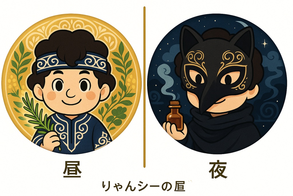 りゃんシー 昼と夜の二つの顔