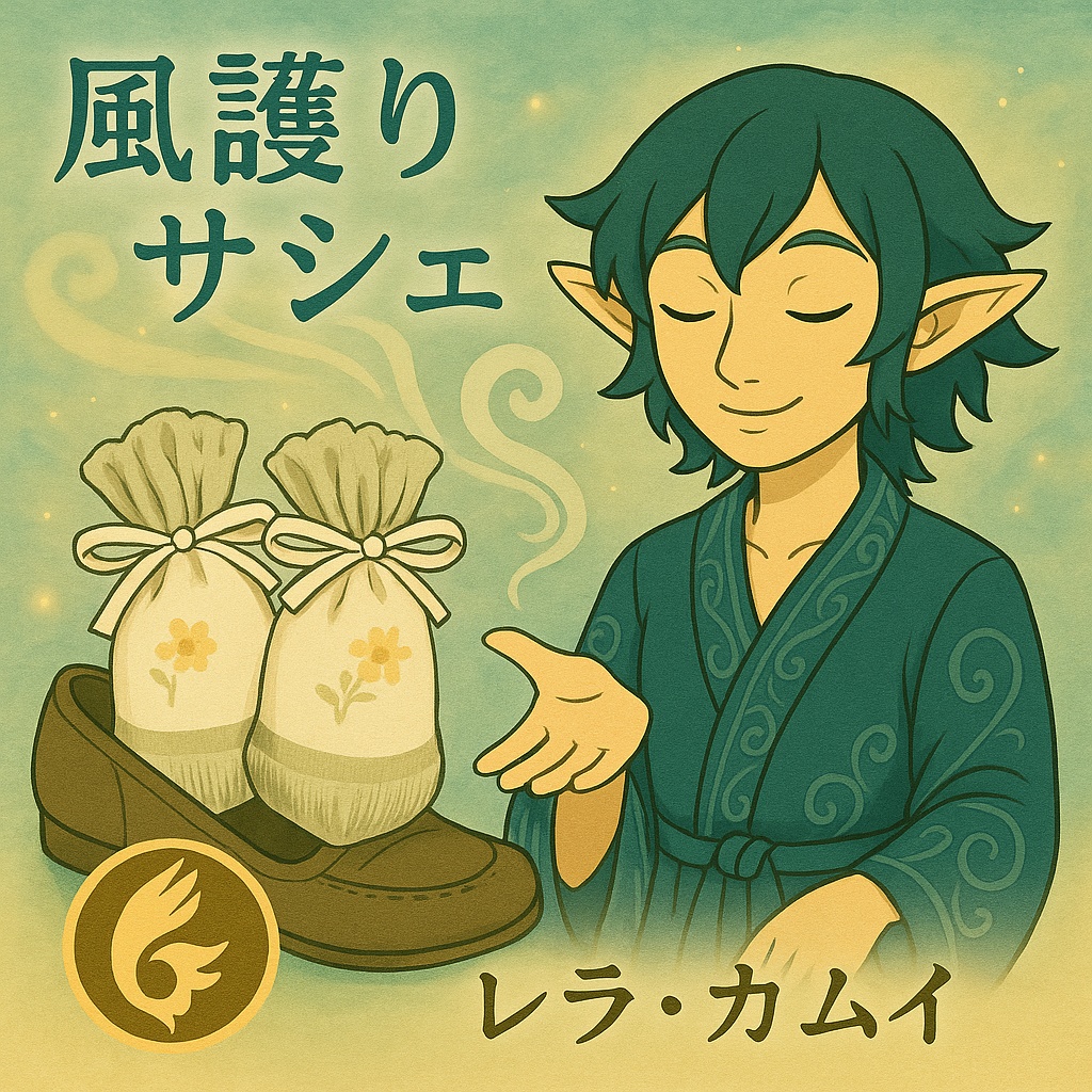 「レラ・カムイの風護りサシェ」靴の清め袋(6g×2個入り)