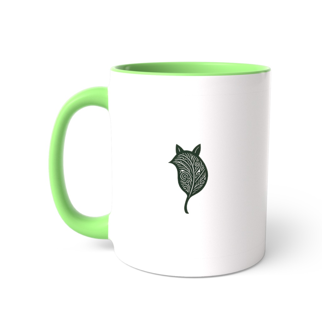 りゃんシーマークのマグカップ|静かな森の印