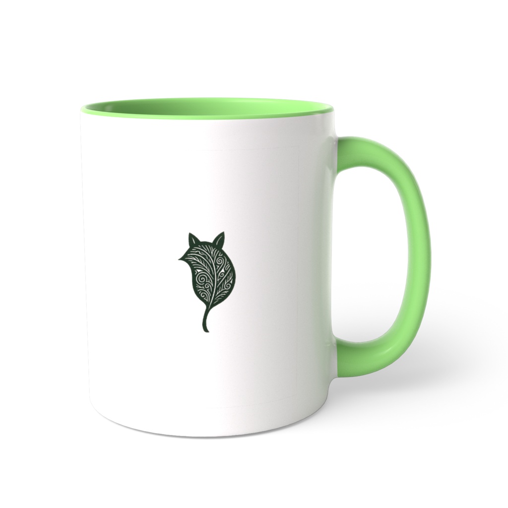 りゃんシーマークのマグカップ|静かな森の印