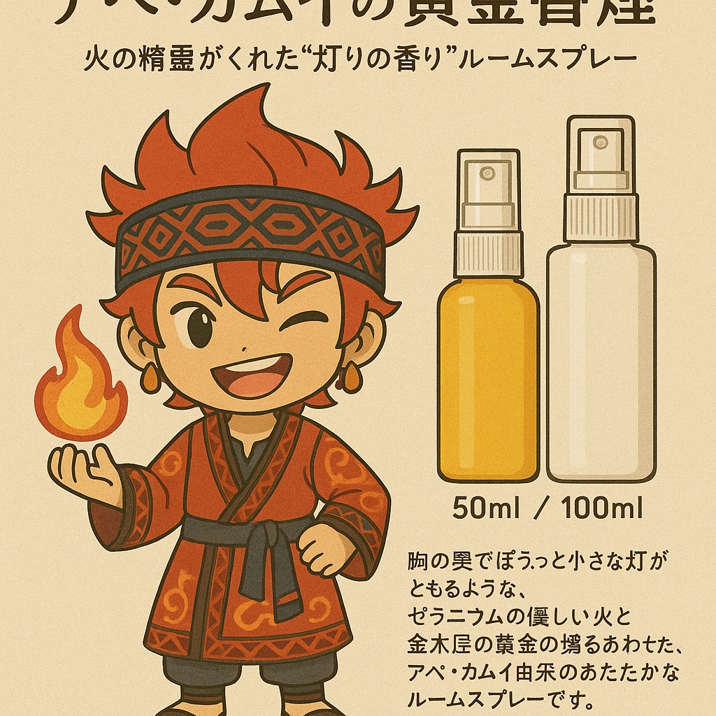 アペ・カムイの黄金香煙(おうごんこうえん)