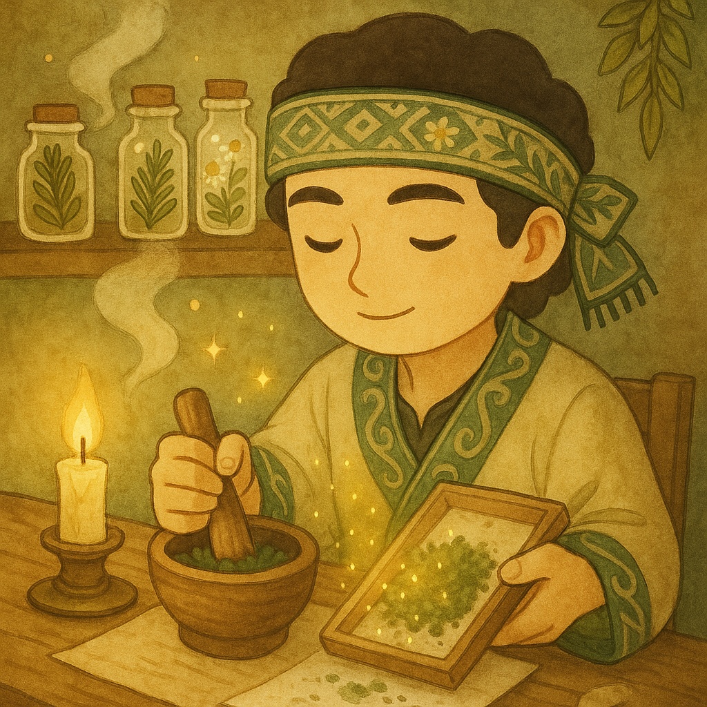 🌿 ピリ香 – Herb Spell Papers(24枚入り)