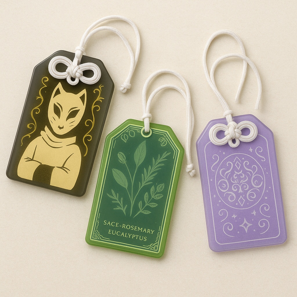 香草庵の御符 — 薬草守護 / 仮面薬師 / 霊環紋