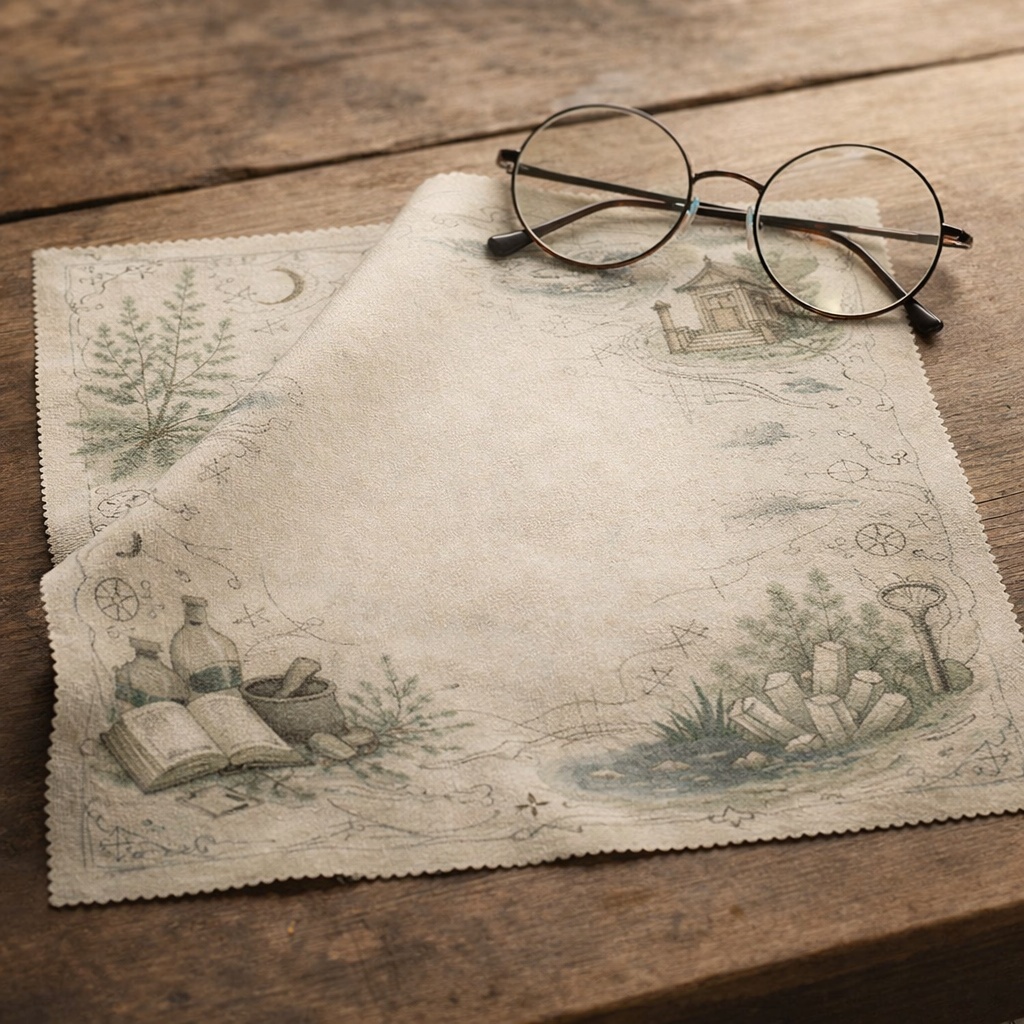 視界の処方布|香草庵 メガネ拭き Apothecary Cloth for Quiet Sight