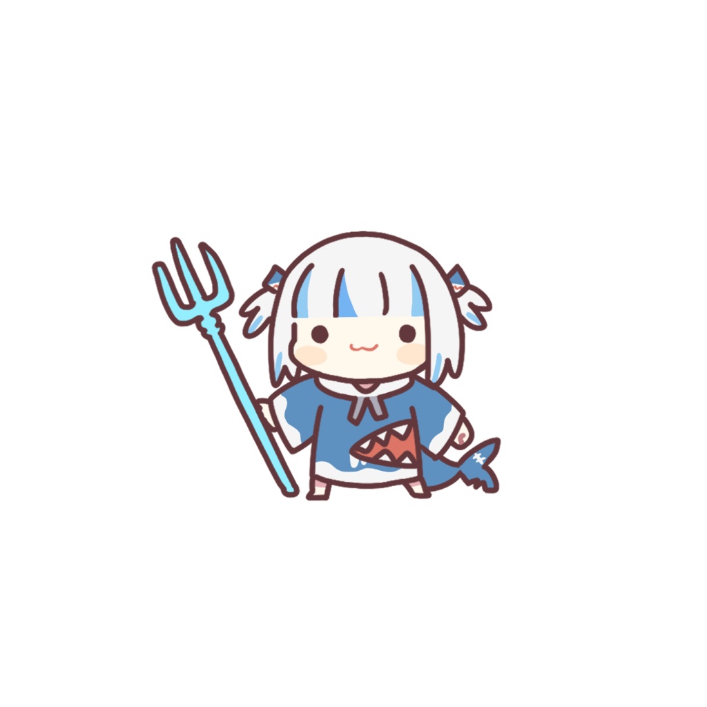 Gura key chain🦈