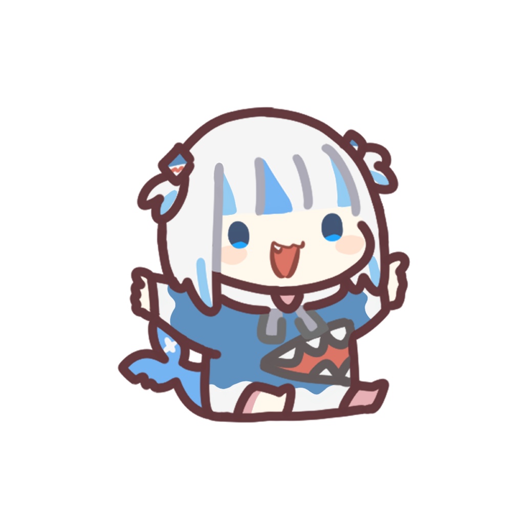 gura key chain【happy ver】🦈