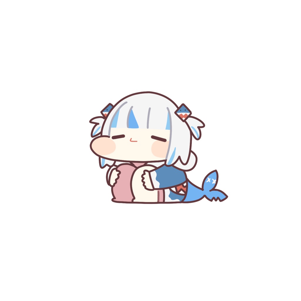 Gura key chain🦈🧎