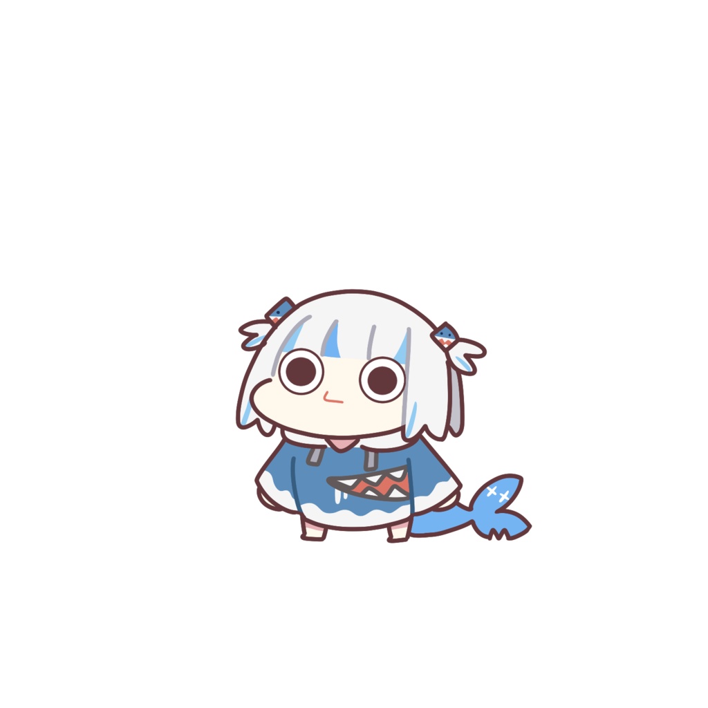 Gura key chain🦈！