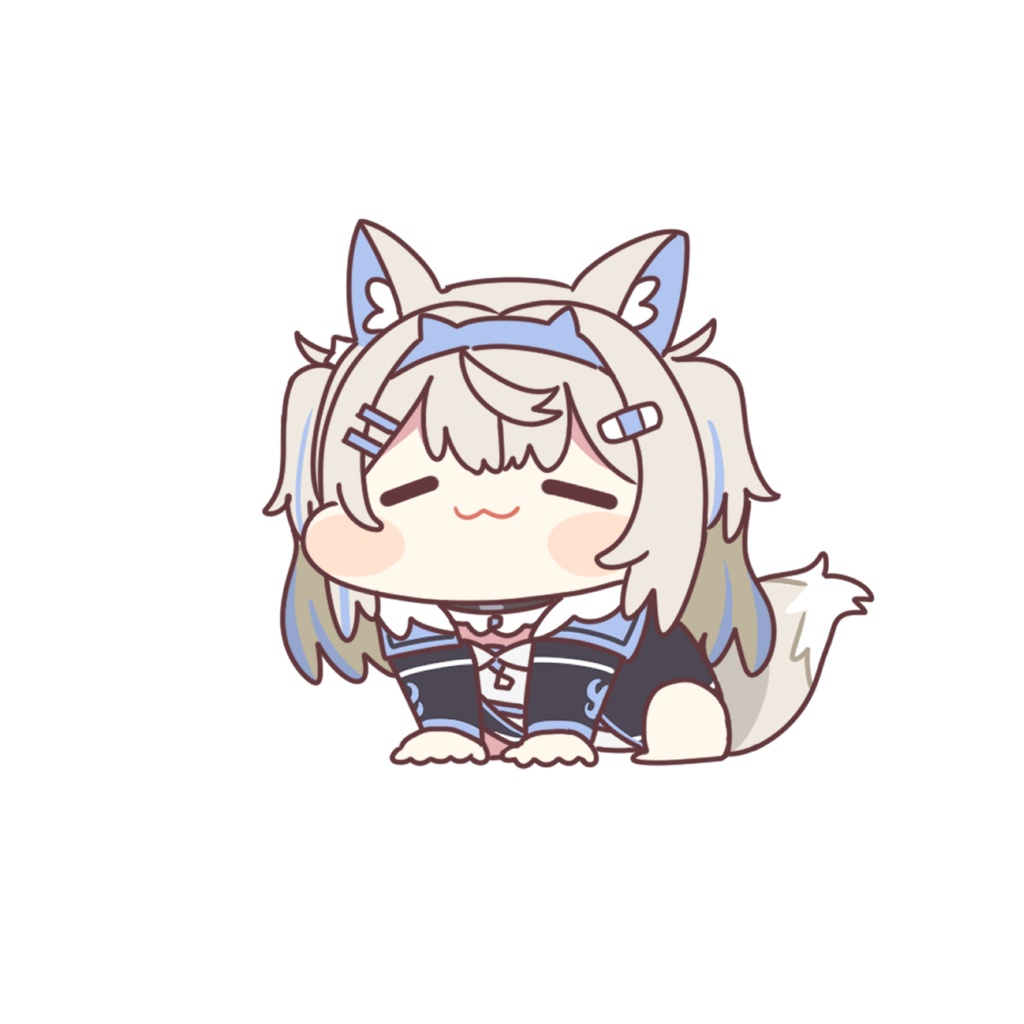 Fuwawa Key chain🐾🧎