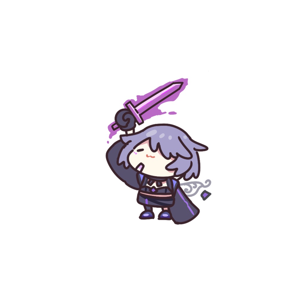 Biboo key chain🗡️🗿