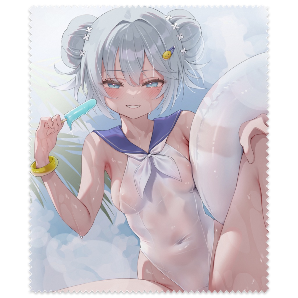 水着ヤーデ メガネ拭き